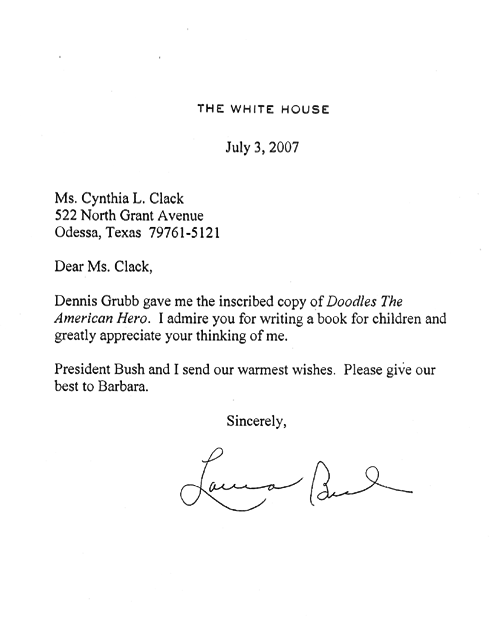 how to write a letter to the first lady
